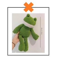 Knuffel groene kikker
